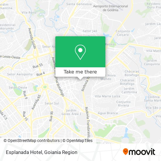 Esplanada Hotel map
