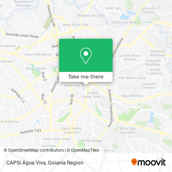 CAPSi Água Viva map