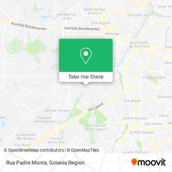 Rua Padre Monte map