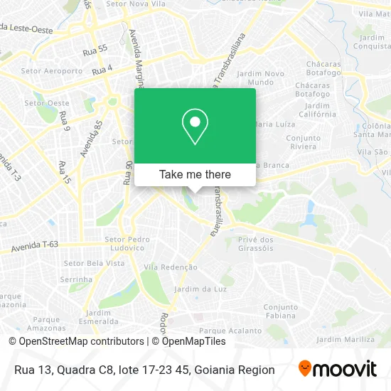 Rua 13, Quadra C8, lote 17-23 45 map