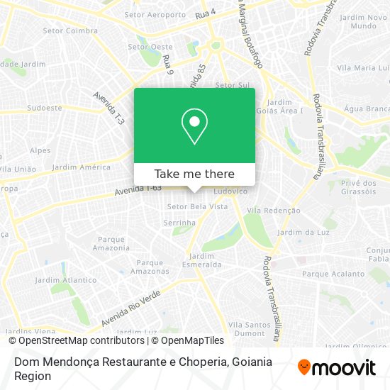 Mapa Dom Mendonça Restaurante e Choperia
