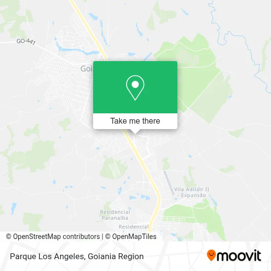 Parque Los Angeles map