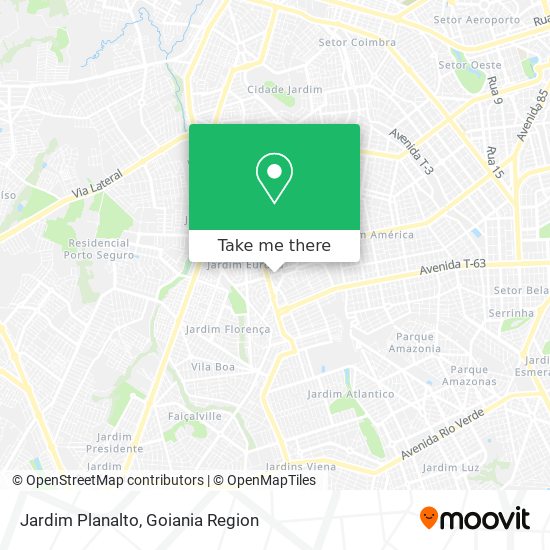 Jardim Planalto map