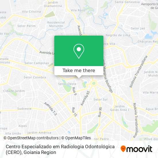 Centro Especializado em Radiologia Odontológica (CERO) map