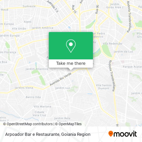 Mapa Arpoador Bar e Restaurante