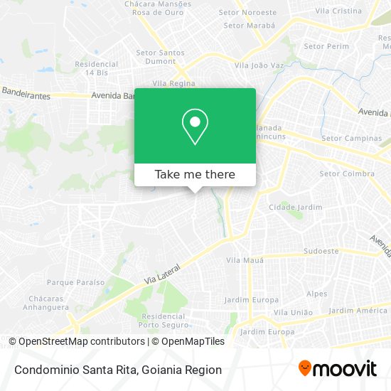Condominio Santa Rita map