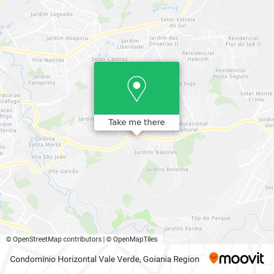 Condomínio Horizontal Vale Verde map