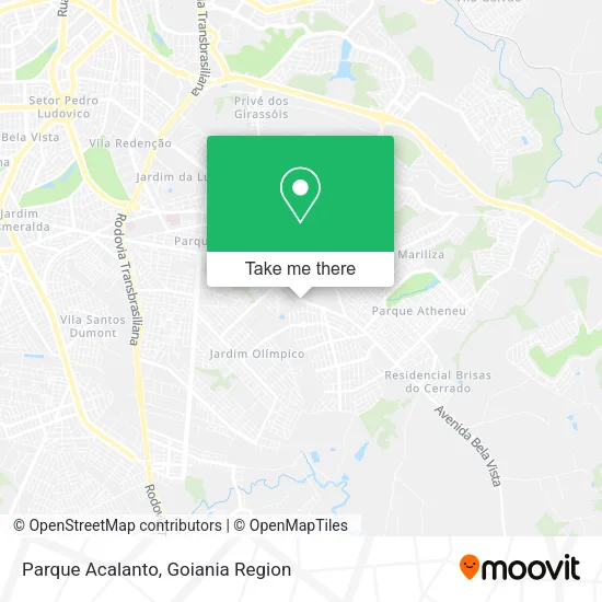 Parque Acalanto map