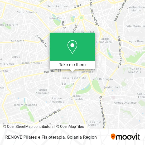 RENOVE Pilates e Fisioterapia map
