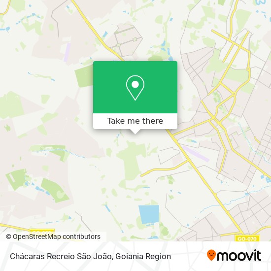 Chácaras Recreio São João map