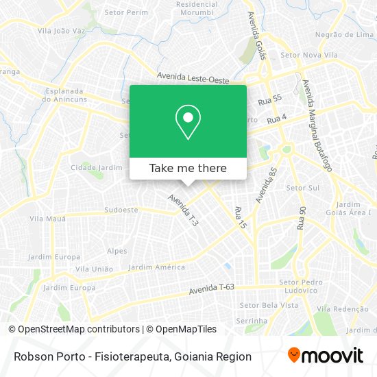 Mapa Robson Porto - Fisioterapeuta