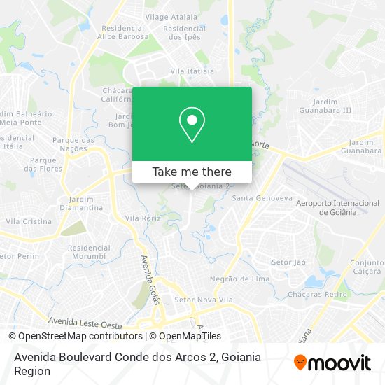 Mapa Avenida Boulevard Conde dos Arcos 2