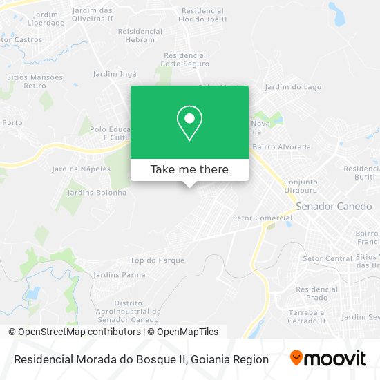 Residencial Morada do Bosque II map