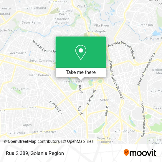 Rua 2 389 map
