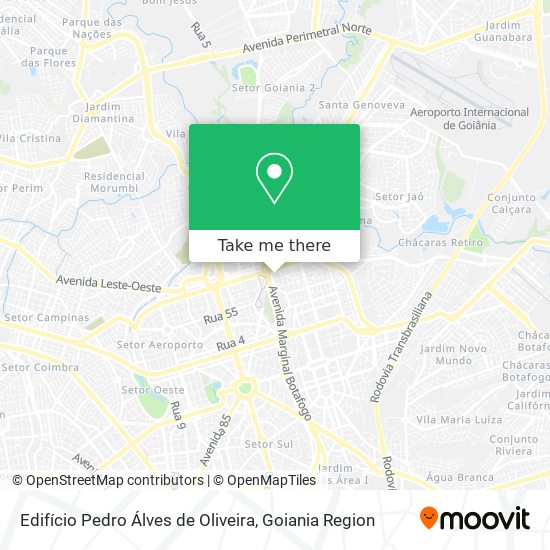 Mapa Edifício Pedro Álves de Oliveira