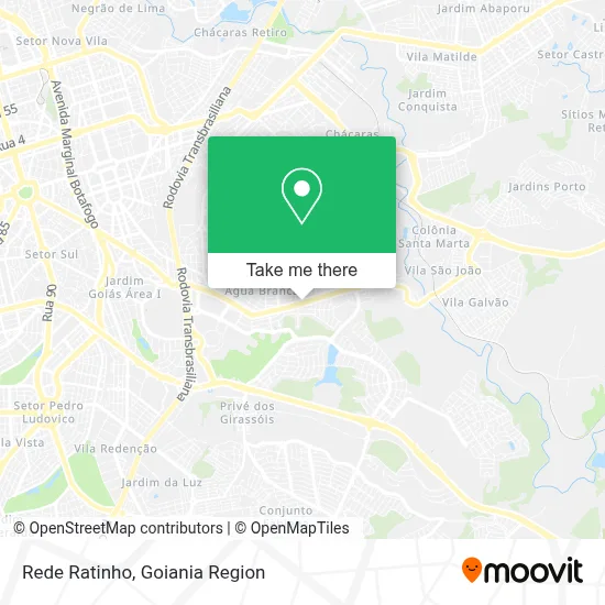 Rede Ratinho map
