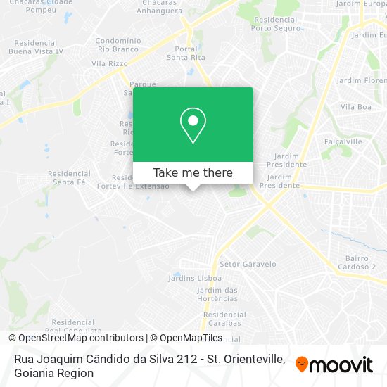 Rua Joaquim Cândido da Silva 212 - St. Orienteville map