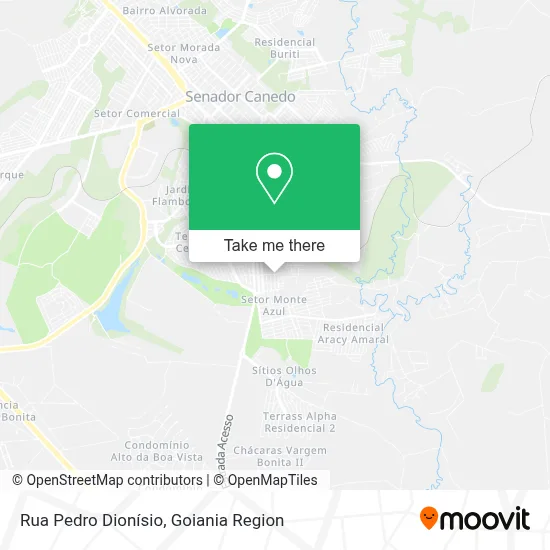 Rua Pedro Dionísio map