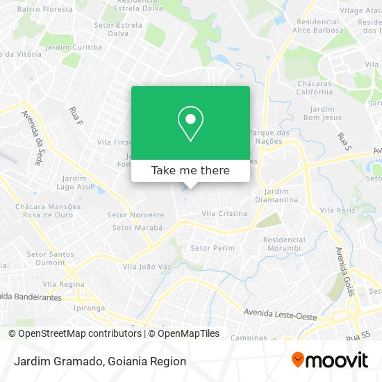 Jardim Gramado map