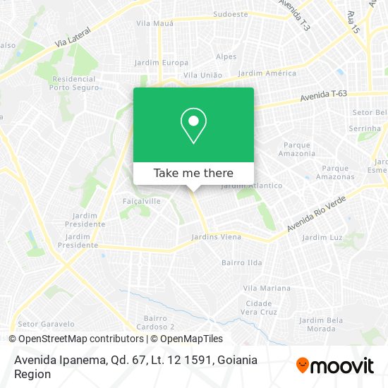 Avenida Ipanema, Qd. 67, Lt. 12 1591 map