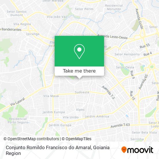 Conjunto Romildo Francisco do Amaral map