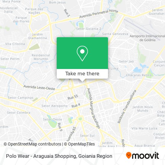 Mapa Polo Wear - Araguaia Shopping