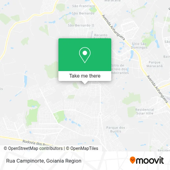 Rua Campinorte map