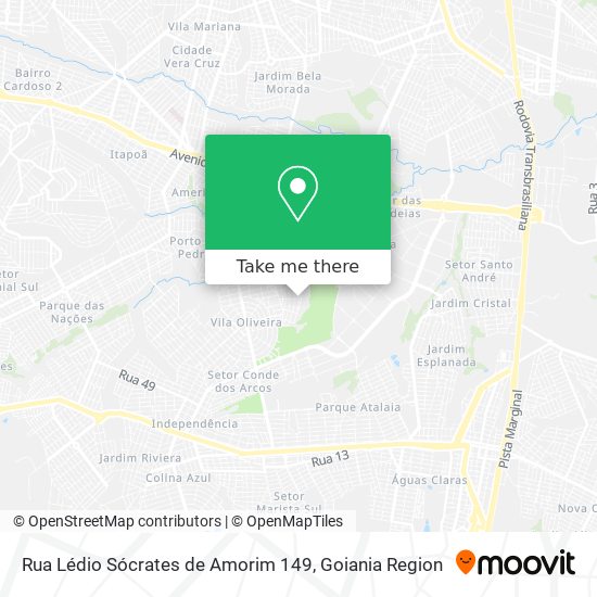 Rua Lédio Sócrates de Amorim 149 map