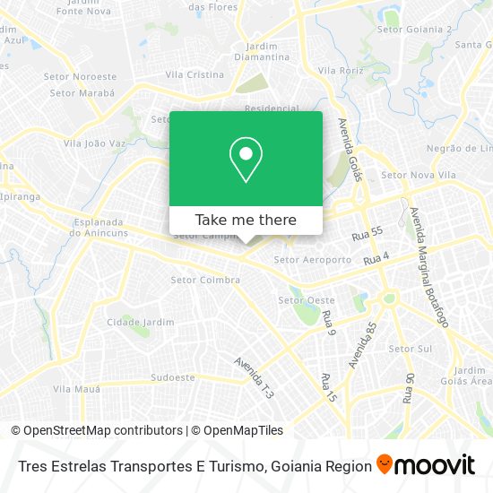 Tres Estrelas Transportes E Turismo map