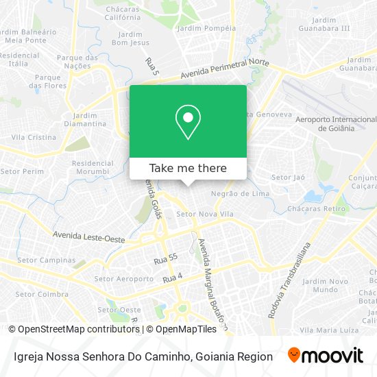 Mapa Igreja Nossa Senhora Do Caminho