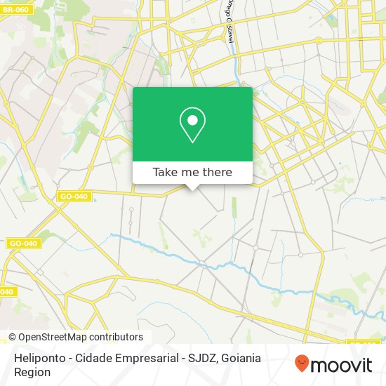 Mapa Heliponto - Cidade Empresarial - SJDZ