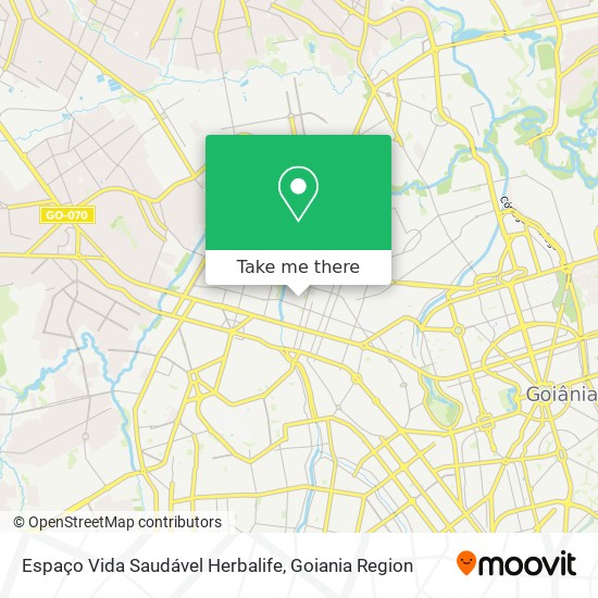 Espaço Vida Saudável Herbalife map