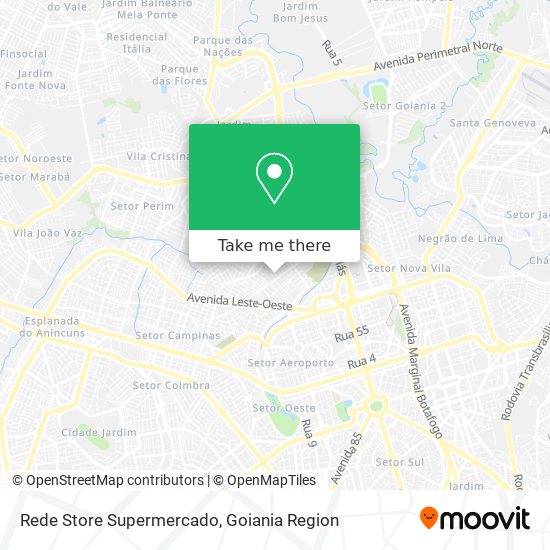 Rede Store Supermercado map