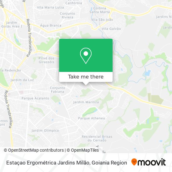 Estaçao Ergométrica Jardins Milão map