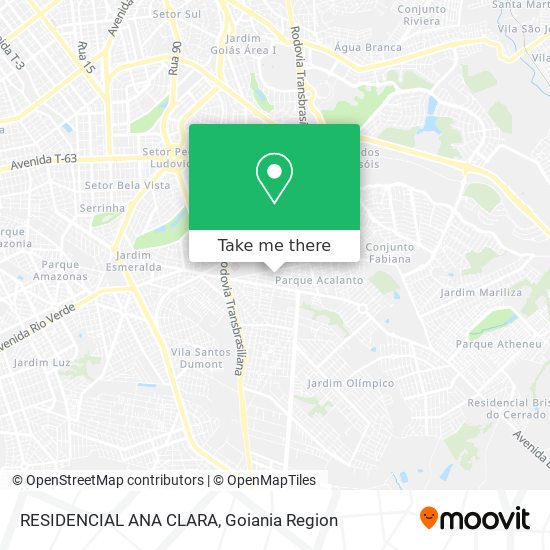 RESIDENCIAL ANA CLARA map