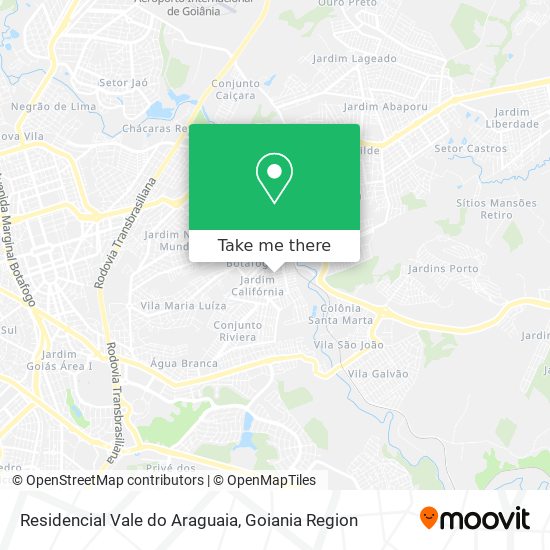 Mapa Residencial Vale do Araguaia