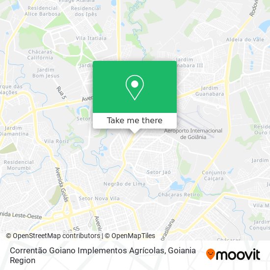 Correntão Goiano Implementos Agrícolas map