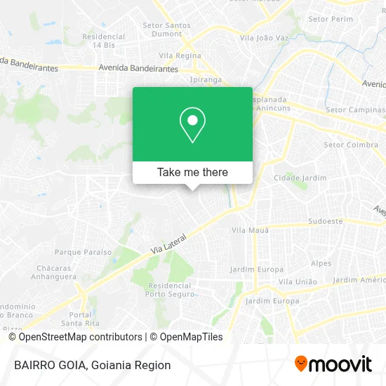 BAIRRO GOIA map