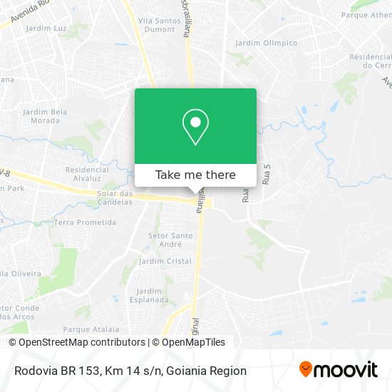 Rodovia BR 153, Km 14 s/n map