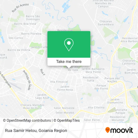 Rua Samir Helou map