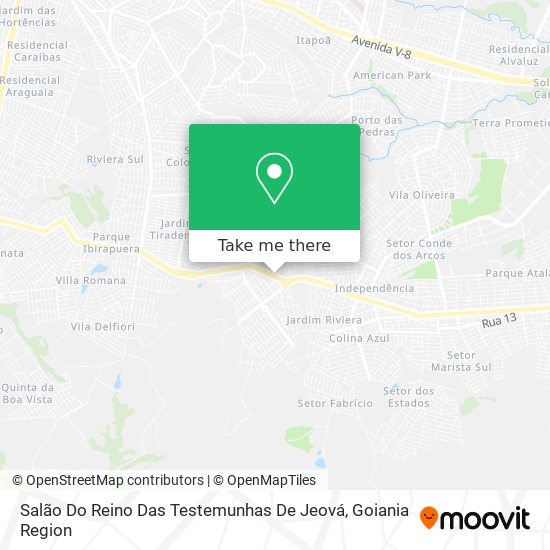 Salão Do Reino Das Testemunhas De Jeová map