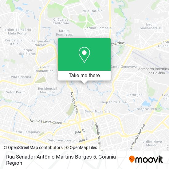 Mapa Rua Senador Antônio Martins Borges 5