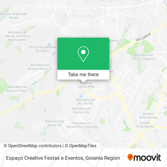 Espaço Creative Festas e Eventos map