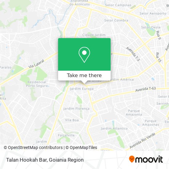 Mapa Talan Hookah Bar
