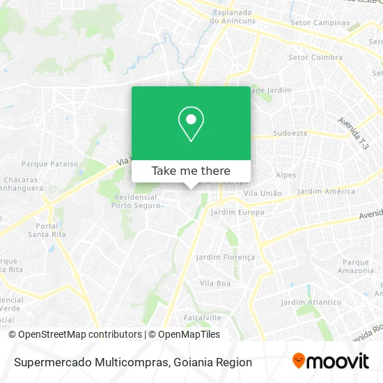 Supermercado Multicompras map