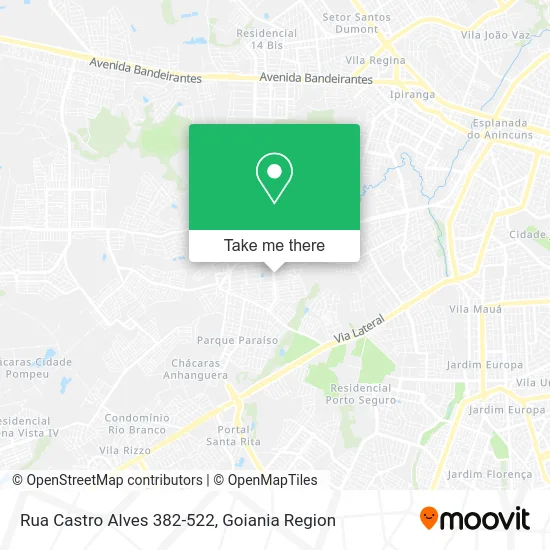 Rua Castro Alves 382-522 map