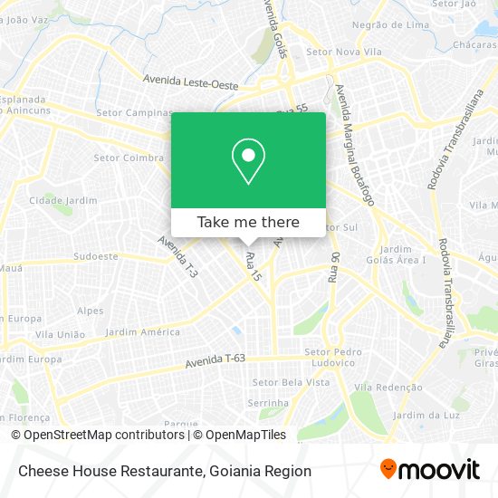 Mapa Cheese House Restaurante