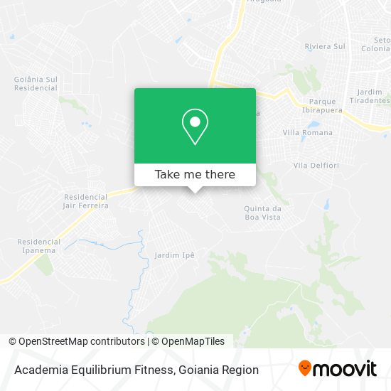 Mapa Academia Equilibrium Fitness
