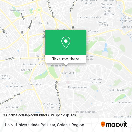 Unip - Universidade Paulista map