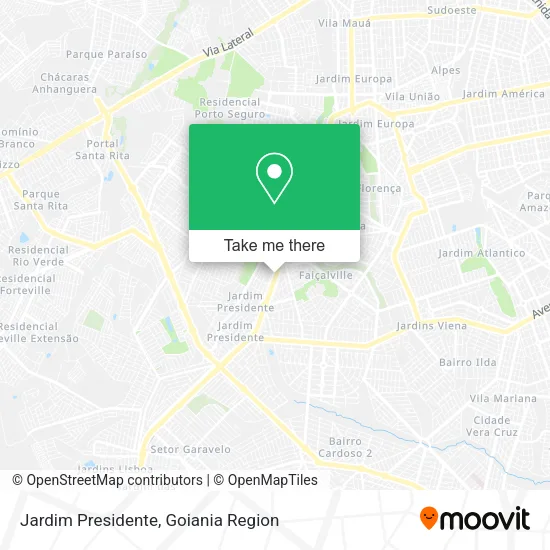 Jardim Presidente map